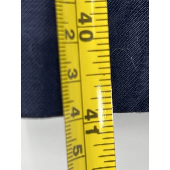 Arturo Calle Mens Dress Pants Black Size 34 Chino Wool Blend - Picture 3 of 8